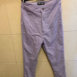 High waisted Purple/lilac jeggings